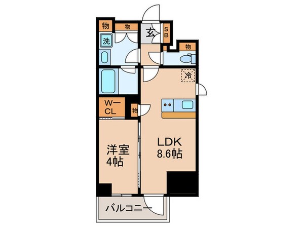 ジオエント池袋の物件間取画像